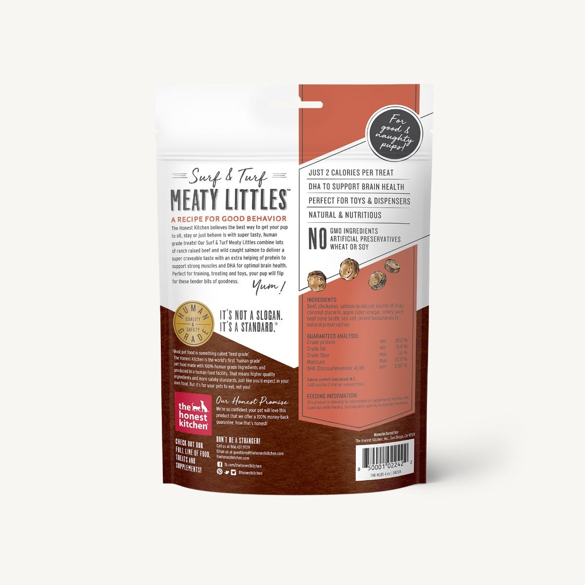 The Honest Kitchen - Surf & Turf Meaty Littles - Beef & Salmon